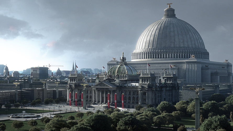 The Man in the High Castle Imperial Berlin Architecture Concept Art HD wallpaper