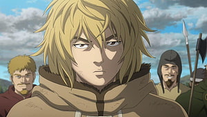 Thorfinn Karlsefni from Vinland Saga Anime Character Portrait HD wallpaper
