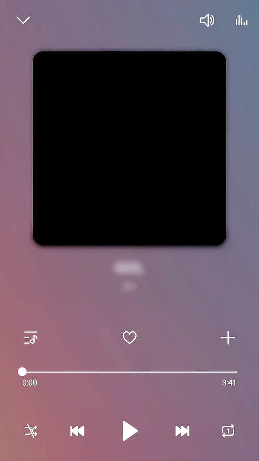 Minimalist Music Player Interface with Soft Gradient Background and Clean Controls HD phone wallpaper