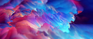 Vibrant Abstract Digital Art with Flowing Pink, Purple, and Blue Gradients HD wallpaper