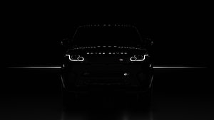 Range Rover Sport SVR Front View Dramatic Blackout Reveal HD wallpaper