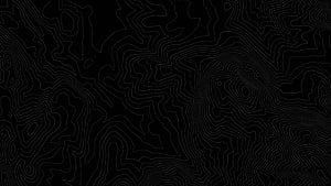 Dark Topographic Contour Line Pattern on Black Background HD wallpaper