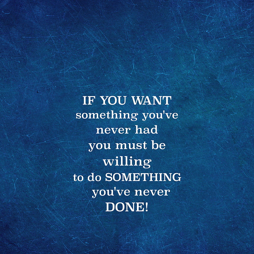 Inspirational Quote on Textured Blue Background About Taking Action to Achieve New Goals HD phone wallpaper