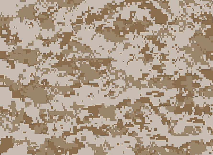 Desert Digital Camouflage Pattern with Tan and Brown Pixelated Design HD wallpaper