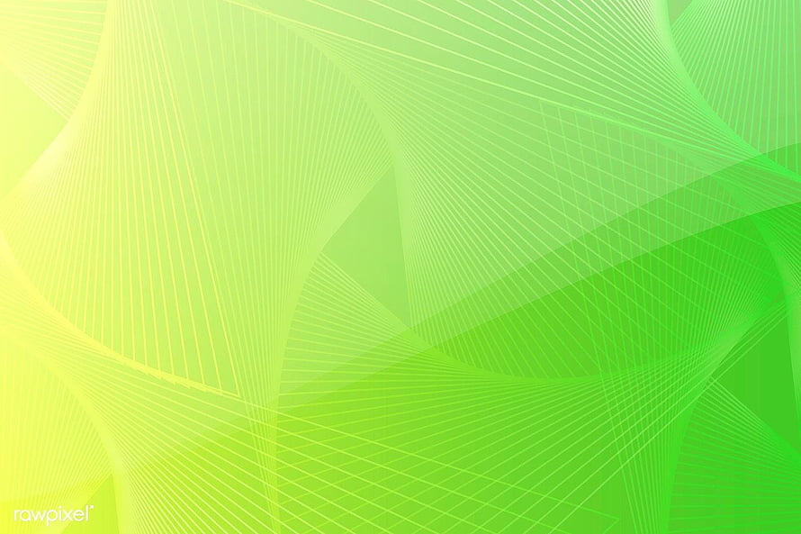 Vibrant lime green and yellow abstract geometric line art background with flowing wave patterns HD wallpaper