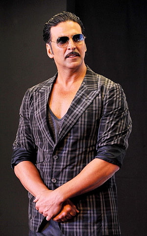 Akshay Kumar in a Plaid Blazer and Aviator Sunglasses HD phone wallpaper