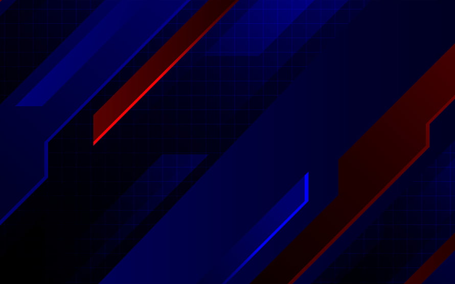 Dark Blue and Red Diagonal Geometric Abstract Background with Grid Pattern HD wallpaper