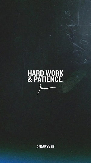 GaryVee Motivational Quote on Dark Textured Background HD phone wallpaper