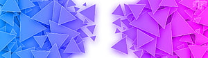 Abstract Geometric Triangle Pattern in Blue and Purple Gradient HD wallpaper