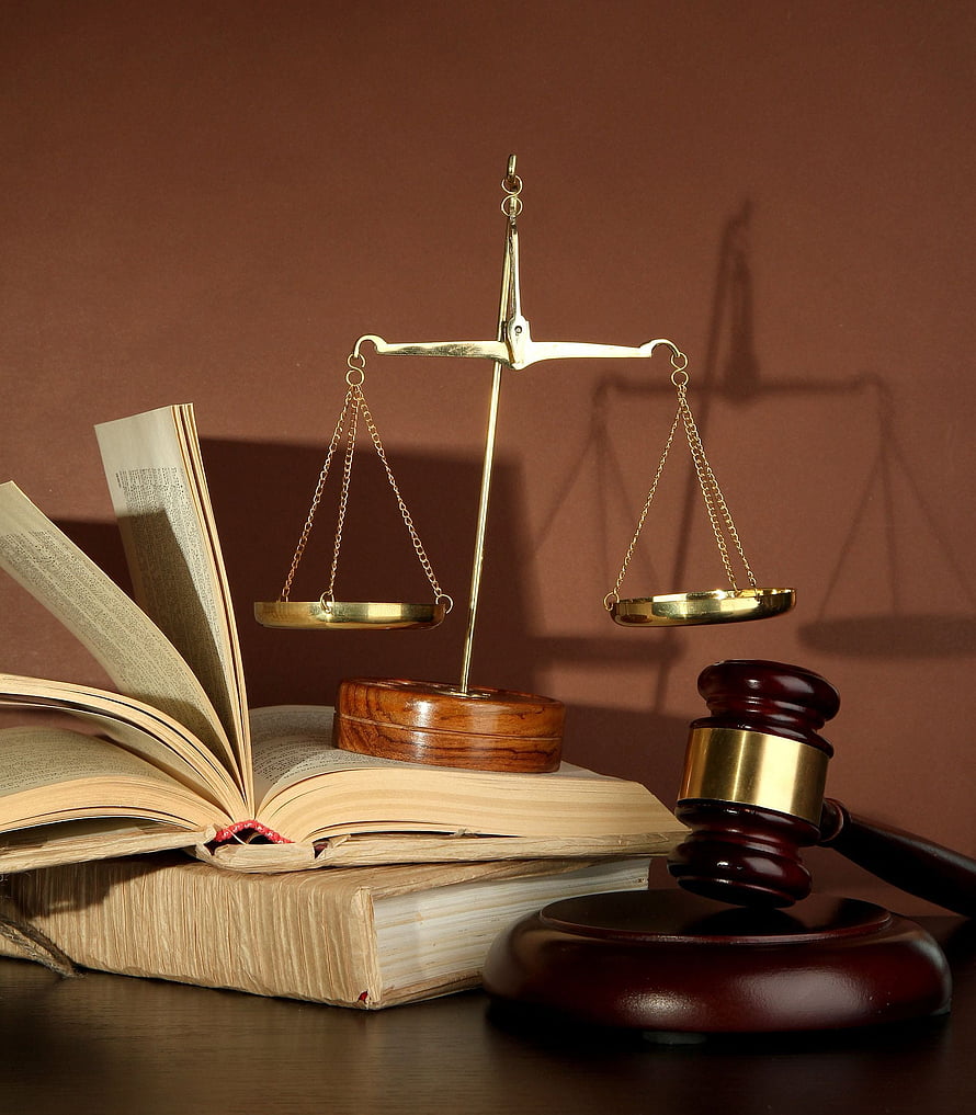 Scales of Justice and Gavel on Open Law Books HD phone wallpaper