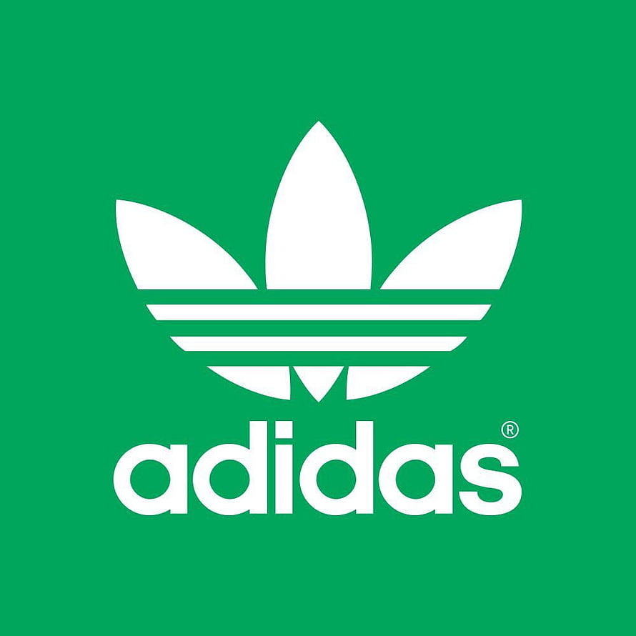 Adidas Originals Trefoil Logo on Vibrant Green Background HD phone wallpaper