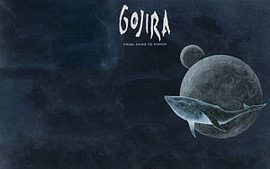 Gojira From Mars To Sirius Album Artwork Featuring Ornate Whale and Celestial Bodies HD wallpaper