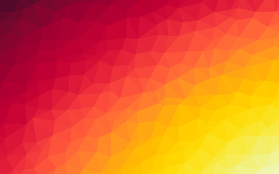 Vibrant Geometric Low Poly Gradient Background in Red Orange and Yellow Tones HD wallpaper