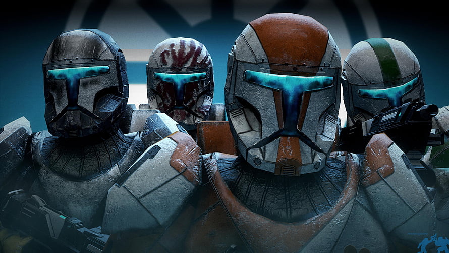 Star Wars Republic Commando Clone Troopers in Tactical Armor HD wallpaper