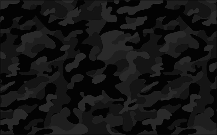 Dark Black Multicam Camouflage Pattern Background HD wallpaper