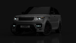 Bulgari Design Range Rover Sport Coupe Concept in Dark Studio Setting HD wallpaper