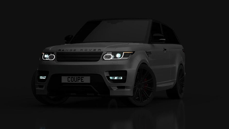 Bulgari Design Range Rover Sport Coupe Concept in Dark Studio Setting HD wallpaper