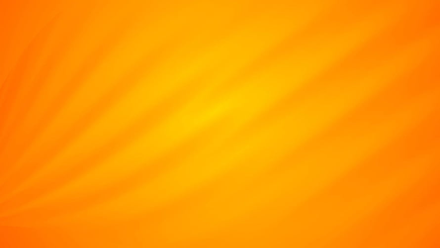 Vibrant Orange Gradient with Soft Diagonal Light Rays and Warm Golden Glow HD wallpaper
