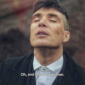 Cillian Murphy as Thomas Shelby in a somber close-up from Peaky Blinders HD phone wallpaper