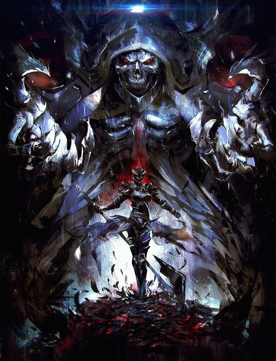 Dark Fantasy Skull Knight and Warrior in Dramatic Digital Art HD phone wallpaper