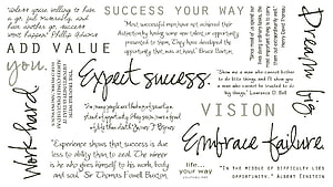Inspirational Handwritten Quotes on Success, Vision, and Hard Work HD wallpaper