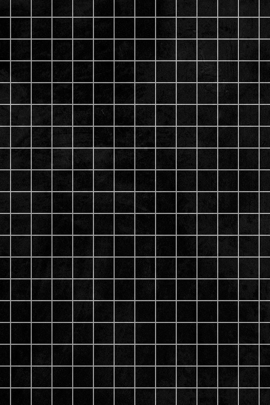 Minimalist Dark Grid Pattern with White Lines on Textured Black Background HD phone wallpaper