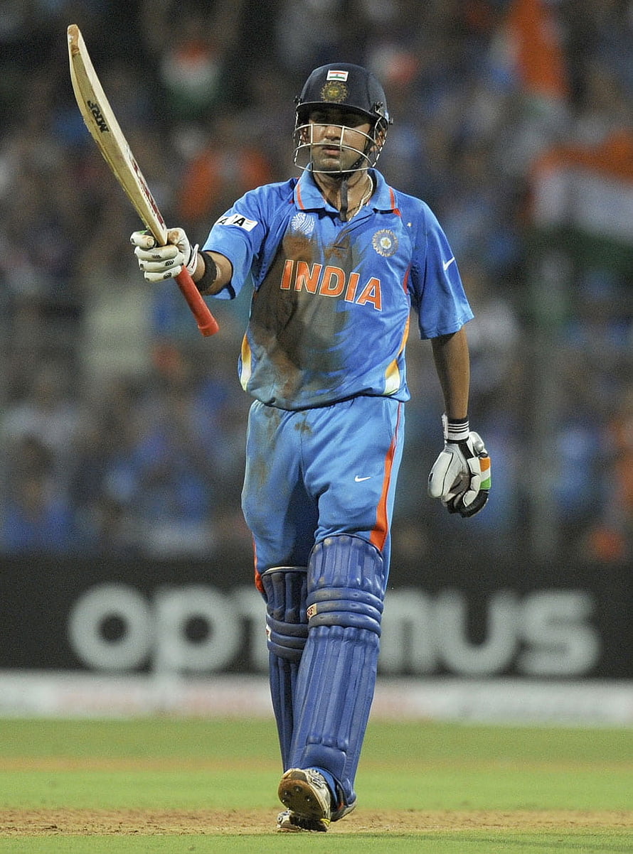 Indian Cricket Team Batsman Walking Off The Field In Blue ODI Kit HD phone wallpaper