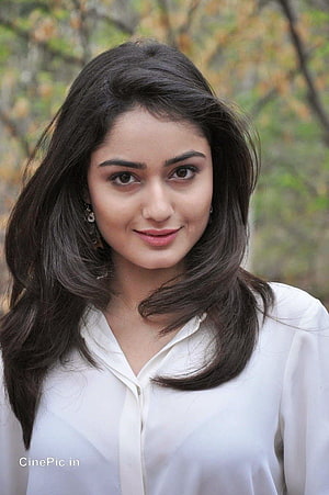 Tridha Choudhury Portrait in White Shirt with Natural Outdoor Background HD phone wallpaper
