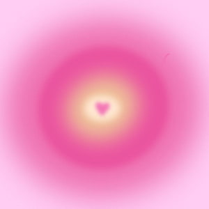 Soft Pink Aura Aesthetic with Glowing Heart Center and Dreamy Gradient Glow HD phone wallpaper