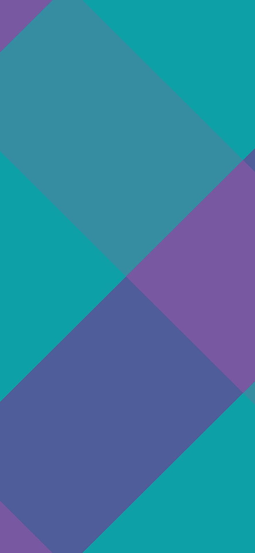 Abstract Geometric Composition With Overlapping Purple and Teal Rectangles HD phone wallpaper