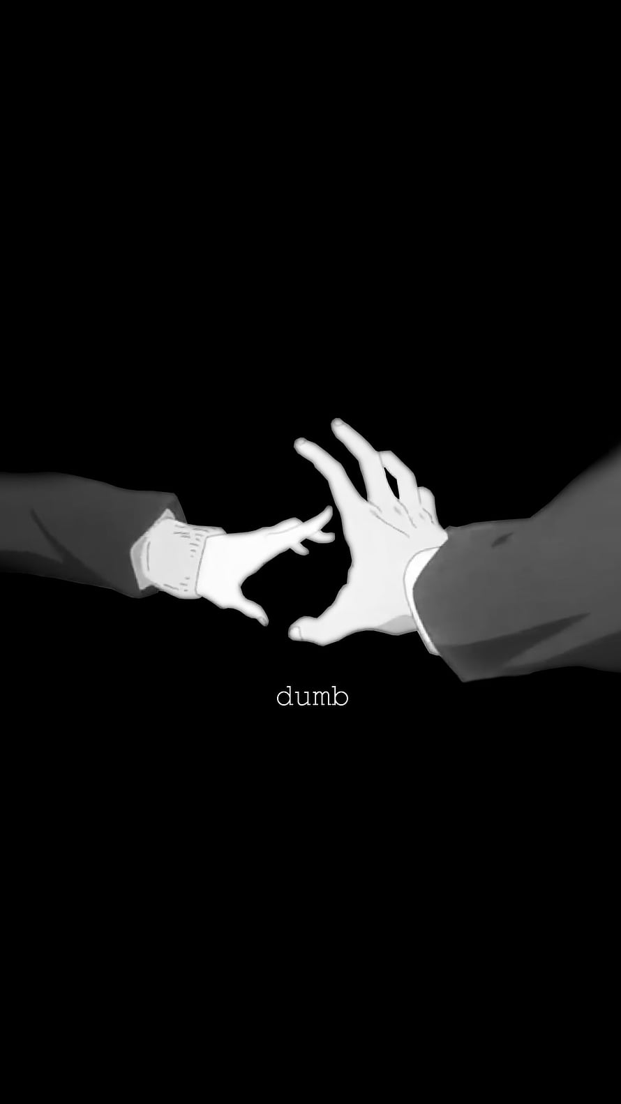 A Silent Voice Anime Illustration of Two Hands Reaching Out in the Dark HD phone wallpaper