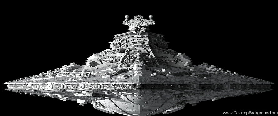 Star Wars Imperial Star Destroyer in Deep Space HD wallpaper