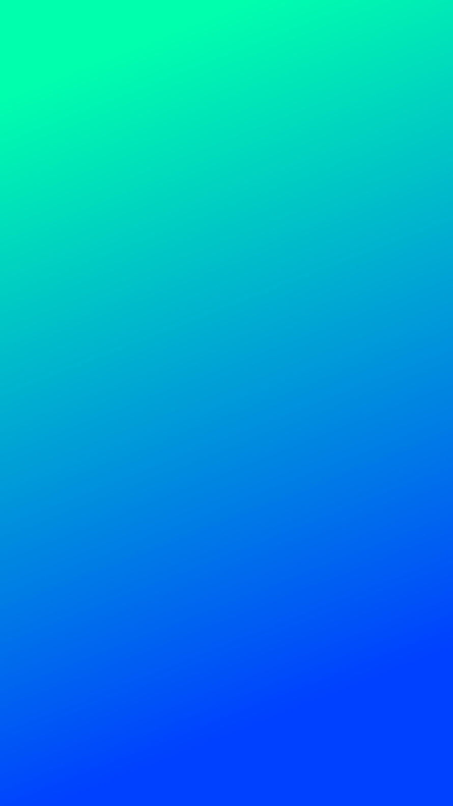 Vibrant Teal to Blue Vertical Gradient Minimalist Abstract Background HD phone wallpaper