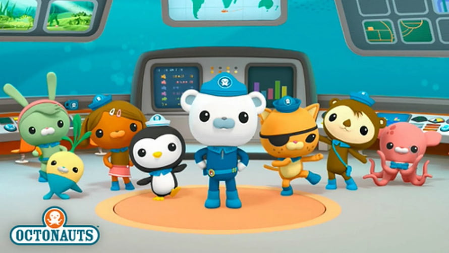 Octonauts Team Group Portrait Inside GUP Control Room HD wallpaper