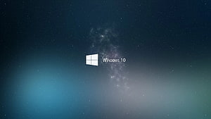 Windows 10 Default Wallpaper Featuring the Milky Way Galaxy and Starry Night Sky HD wallpaper
