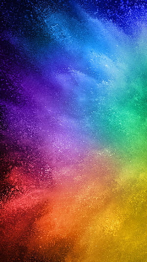 Vibrant Rainbow Gradient with Textured Speckled Abstract Background HD phone wallpaper