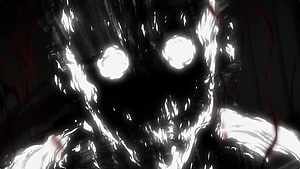 Hunter x Hunter Gon Freecss Dark Transformation with Glowing White Eyes HD wallpaper