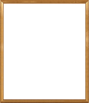 Elegant Gold Picture Frame Mockup with White Canvas Background HD phone wallpaper