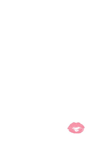 Minimalist Pink Lip Print on White Background HD phone wallpaper