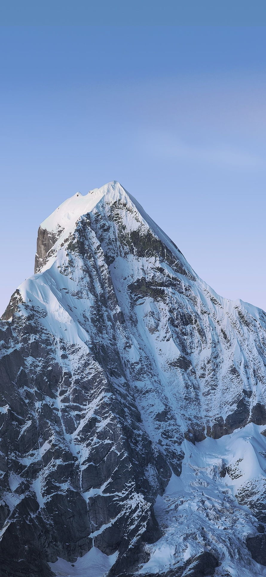 Matterhorn Peak Snow-Capped Alpine Mountain Landscape in Clear Blue Sky HD phone wallpaper
