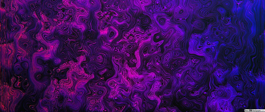 Vibrant Purple and Blue Swirling Abstract Liquid Texture Background HD wallpaper