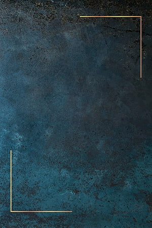 Dark Blue Grunge Texture with Minimalist Gold Corner Frame Design HD phone wallpaper