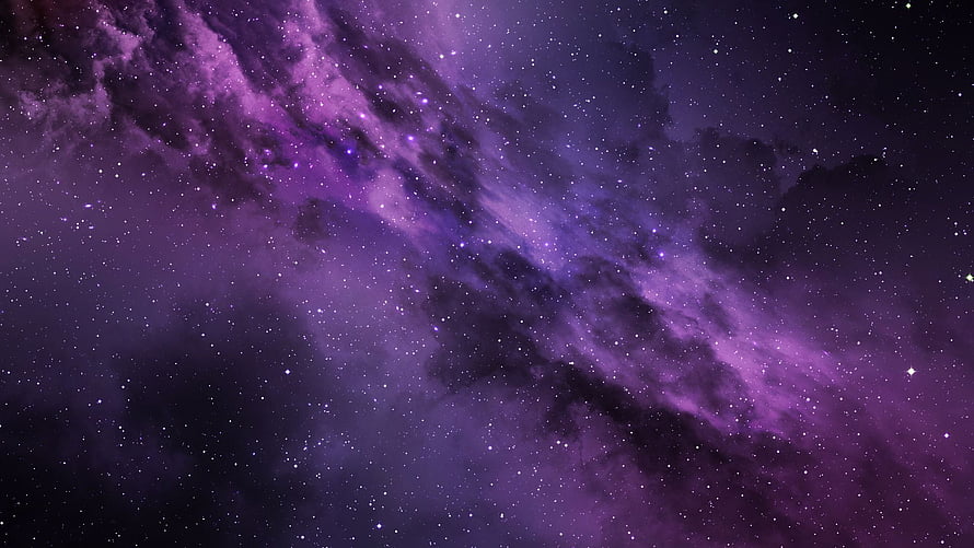 Vast Purple Nebula and Starfield in Deep Space HD wallpaper