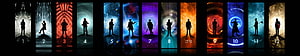 Doctor Who All Twelve Doctors Silhouette Poster Collection HD wallpaper