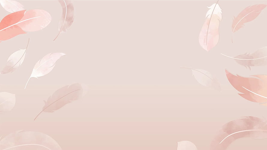 Soft Pastel Feather Pattern Background with Delicate Pink and White Accents HD wallpaper
