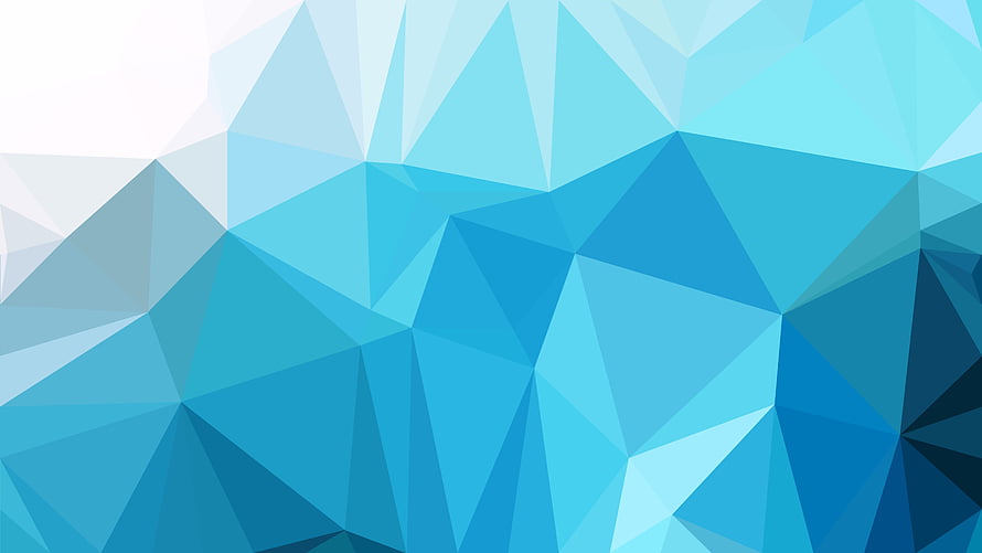 Minimalist Blue and White Geometric Low Poly Abstract Background HD wallpaper