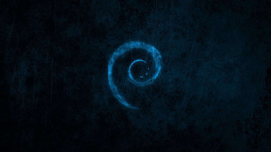 Glowing Blue Spiral on Dark Textured Background Abstract Wallpaper HD wallpaper