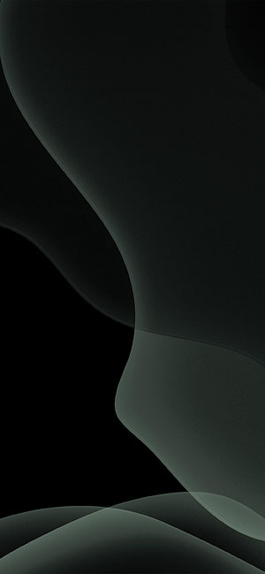 Dark Mode Abstract Minimalist Wallpaper with Smooth Curved Layers HD phone wallpaper