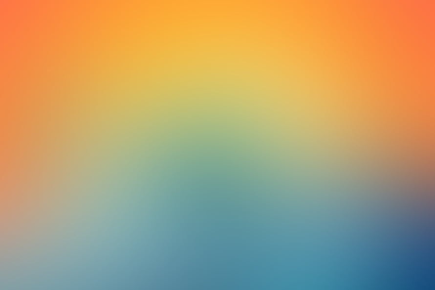 Warm Sunset to Cool Ocean Gradient with Soft Blurred Color Transitions HD wallpaper
