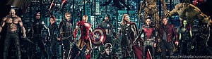 Avengers Endgame Team Lineup Against City Skyline HD wallpaper